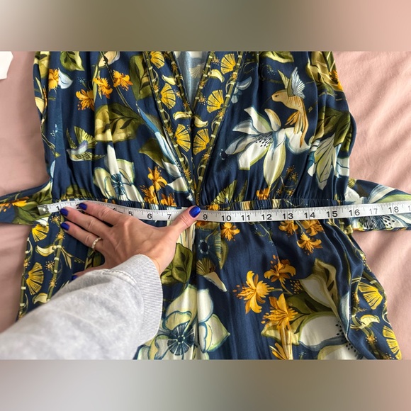 Farm Rio x Anthropologie Hummingbird Floral Jumpsuit - Picture 7 of 10
